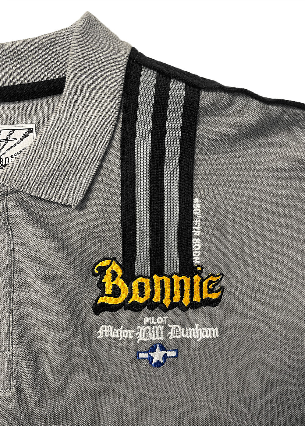 Polo "P-47D Bonnie" - Gris | ★ Barnstormer-USA ★