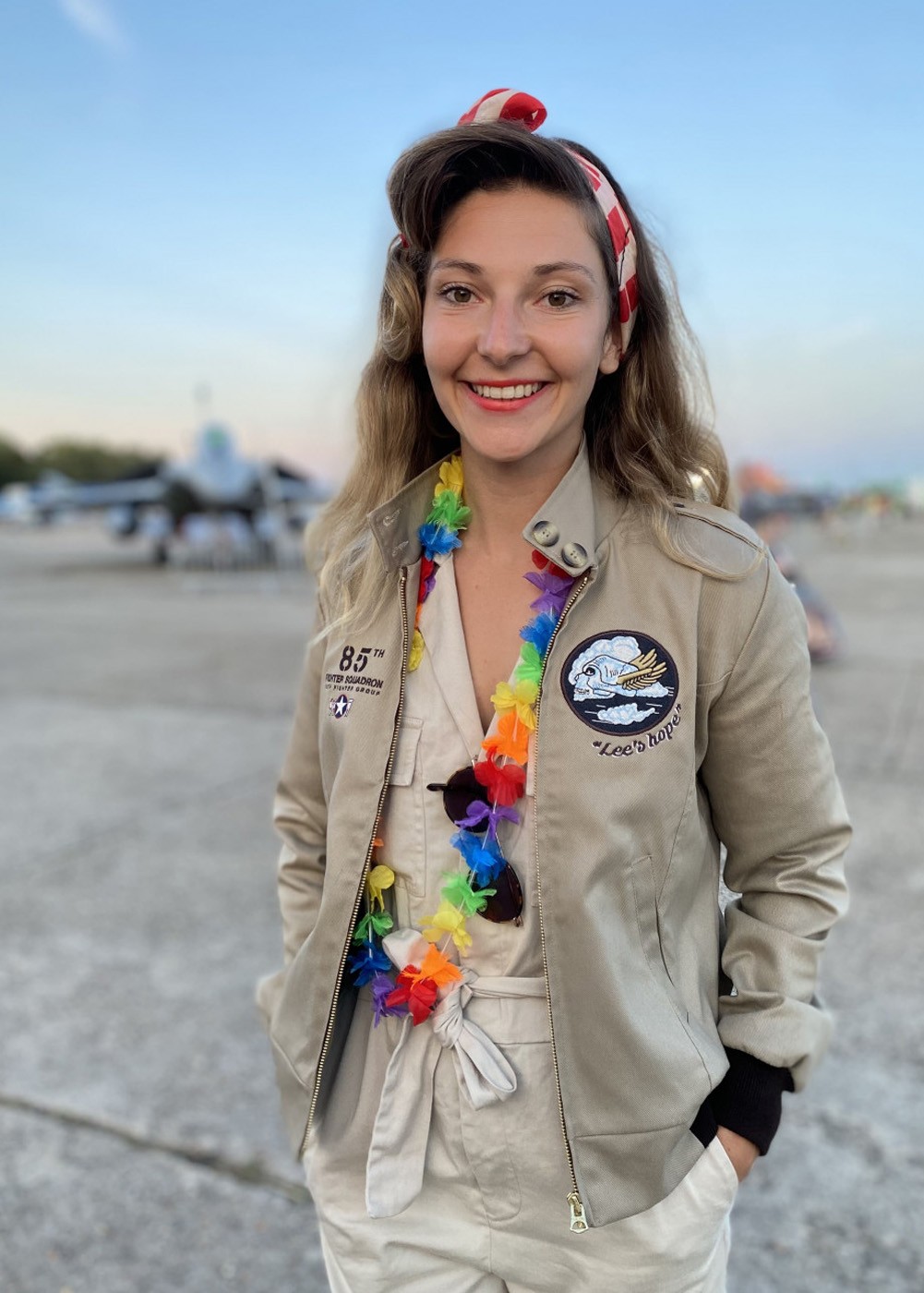 Chaqueta de mujer "P-40F Lee's Hope" | ★ Barnstormer-USA ★