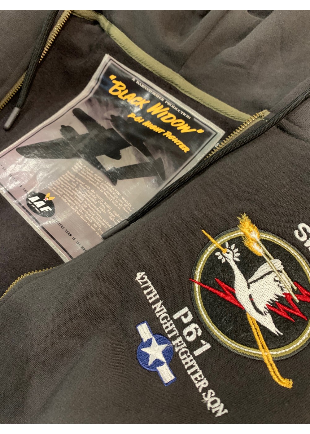 Hoodie "P-61 Sweatin'Wally" | ★ Barnstormer-USA ★