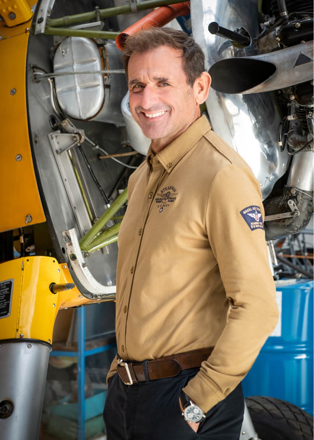 "Stearman - Barbers Point HONOLULU" camisa | ★ Barnstormer-USA ★