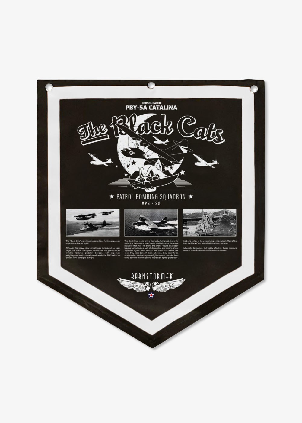 Banderín "The Black Cats" | ★ Barnstormer-USA ★