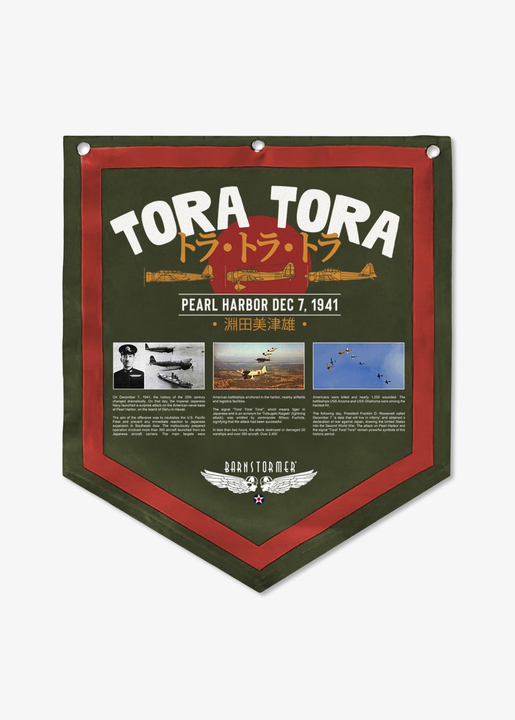Banderín "Tora Tora"| ★ Barnstormer-USA ★