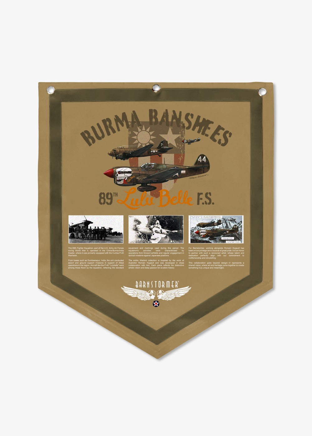 Fanion "Burma Banshees" | ★ Barnstormer-USA ★
