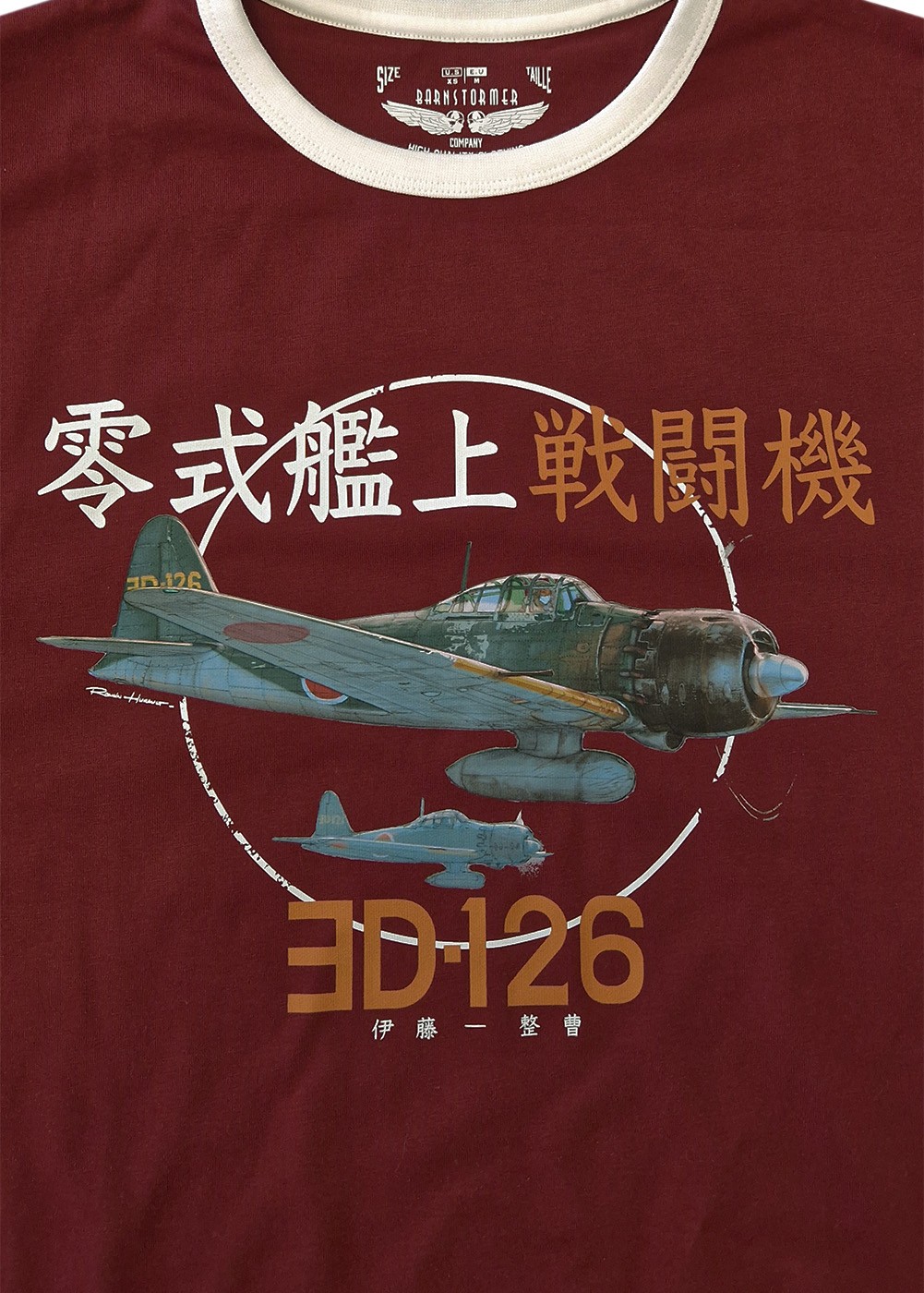 Camiseta "Zero ED126" | ★ Barnstormer-USA ★