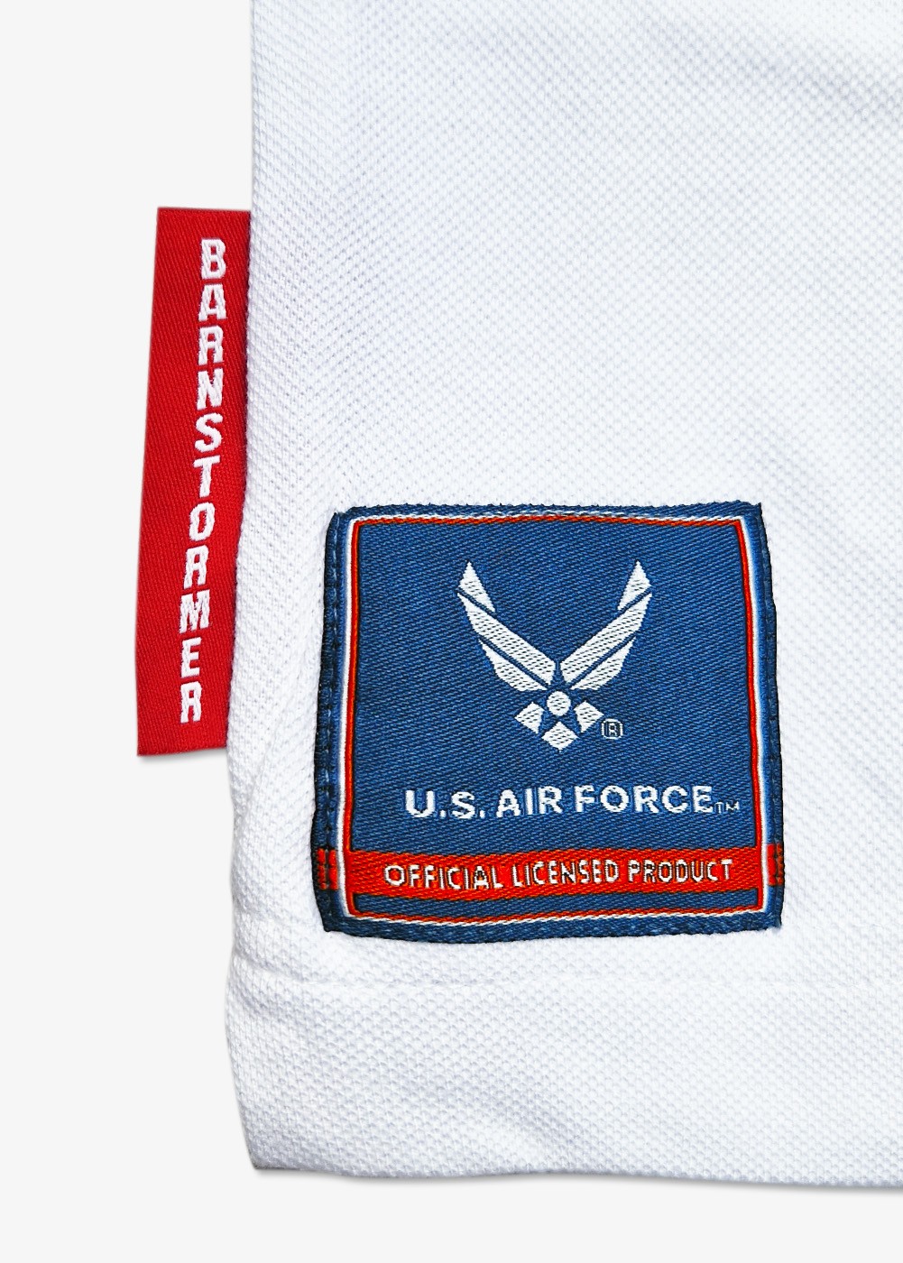 "Thunderbirds" polo shirt - White | ★ Barnstormer-USA ★