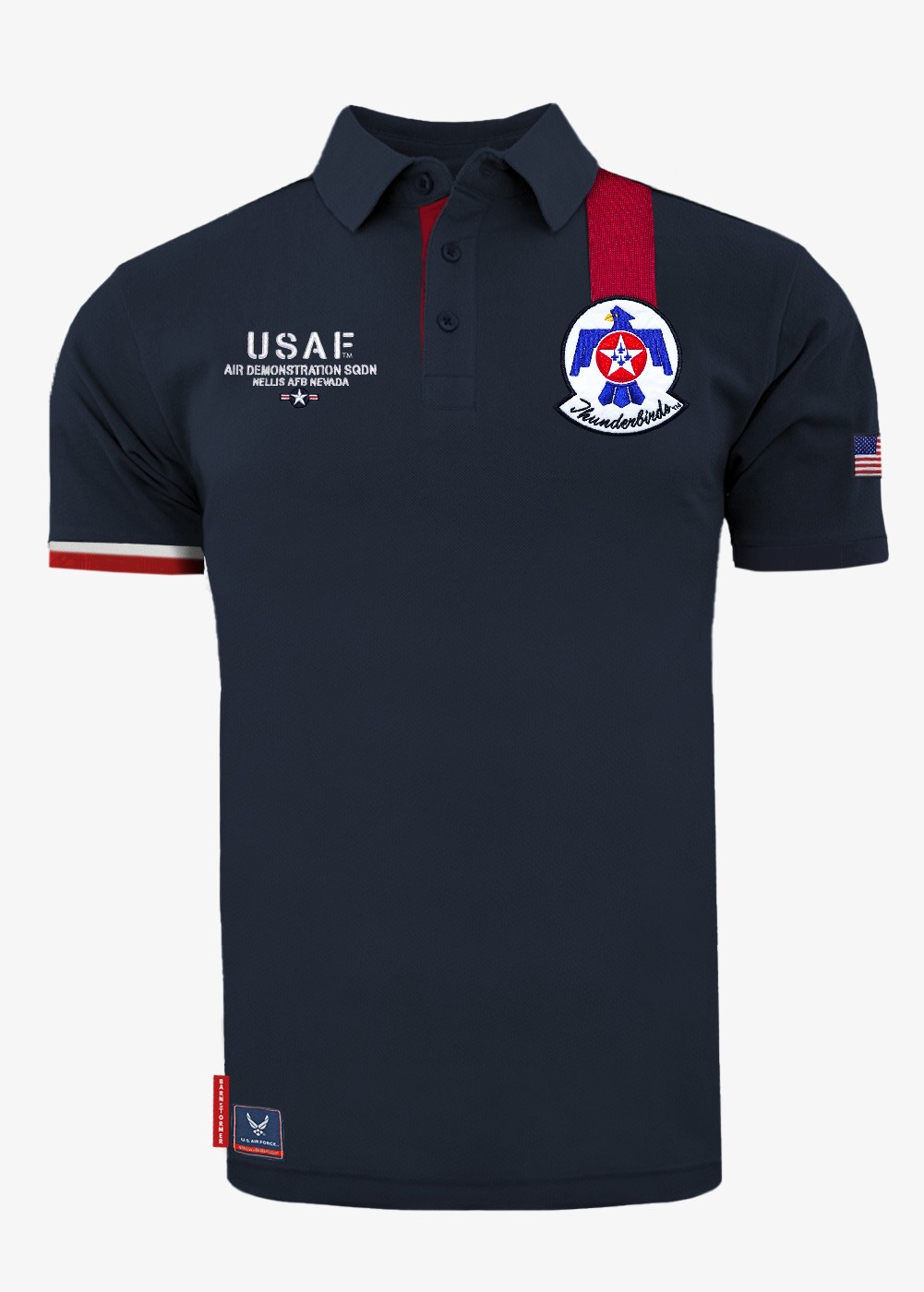 "Thunderbirds" polo shirt - Blue navy | ★ Barnstormer-USA ★