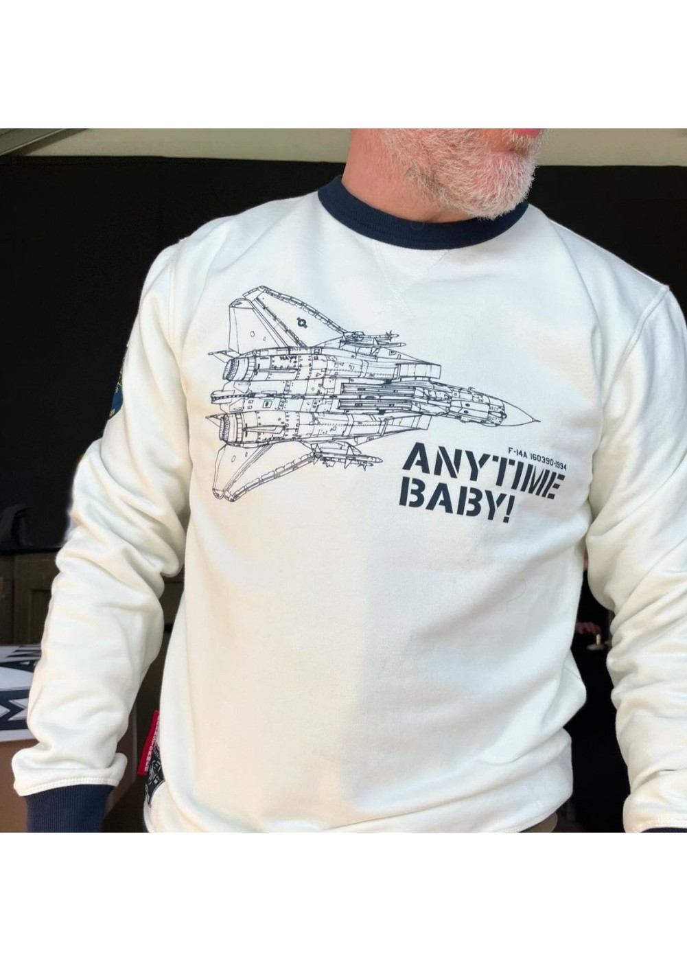 Sudadera "Anytime baby!" | ★ Barnstormer-USA ★
