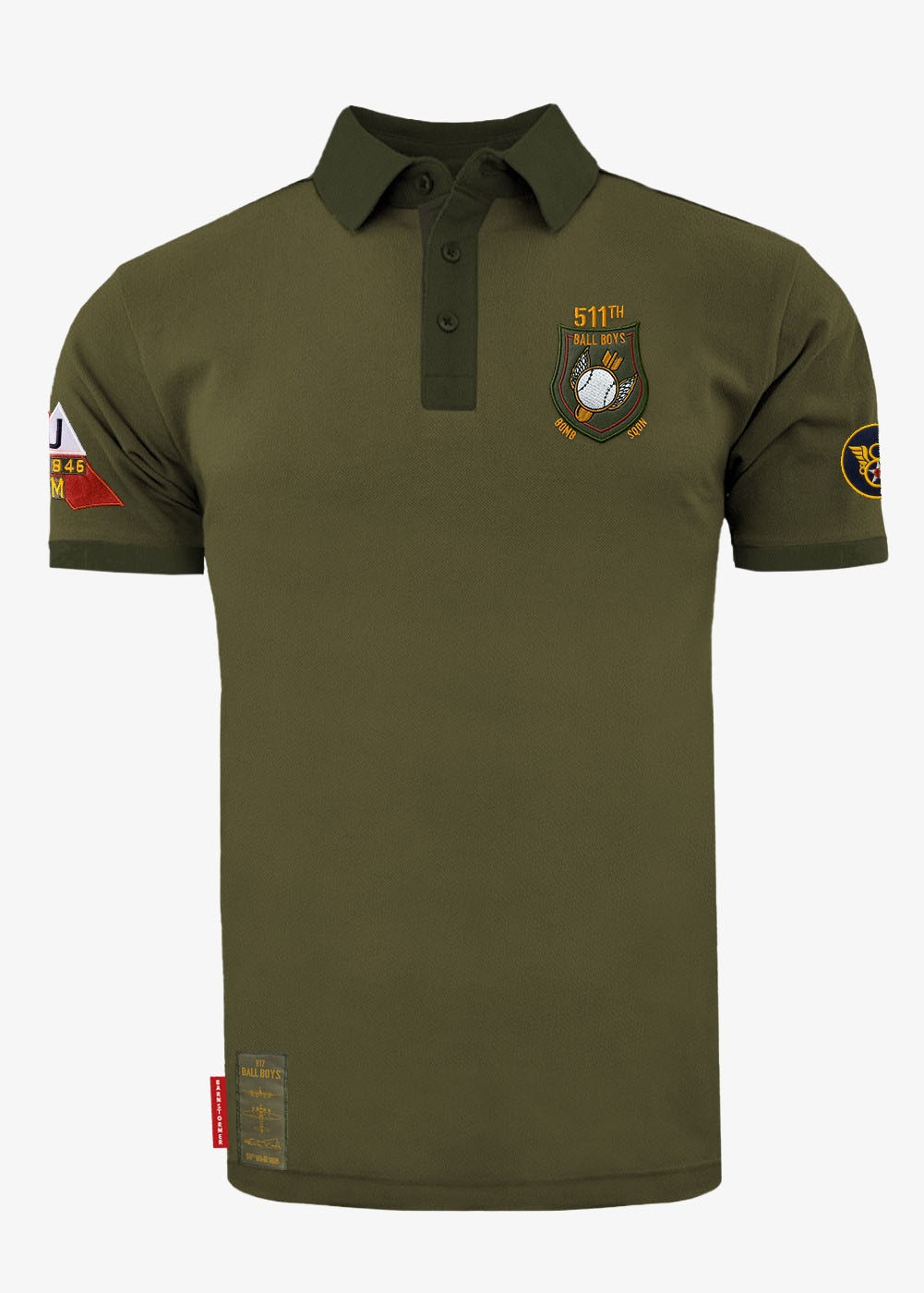 "B17 - Ball Boys" polo shirt | ★ Barnstormer-USA ★