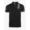 "P-47D Bonnie" polo shirt - Black | ★ Barnstormer-USA ★