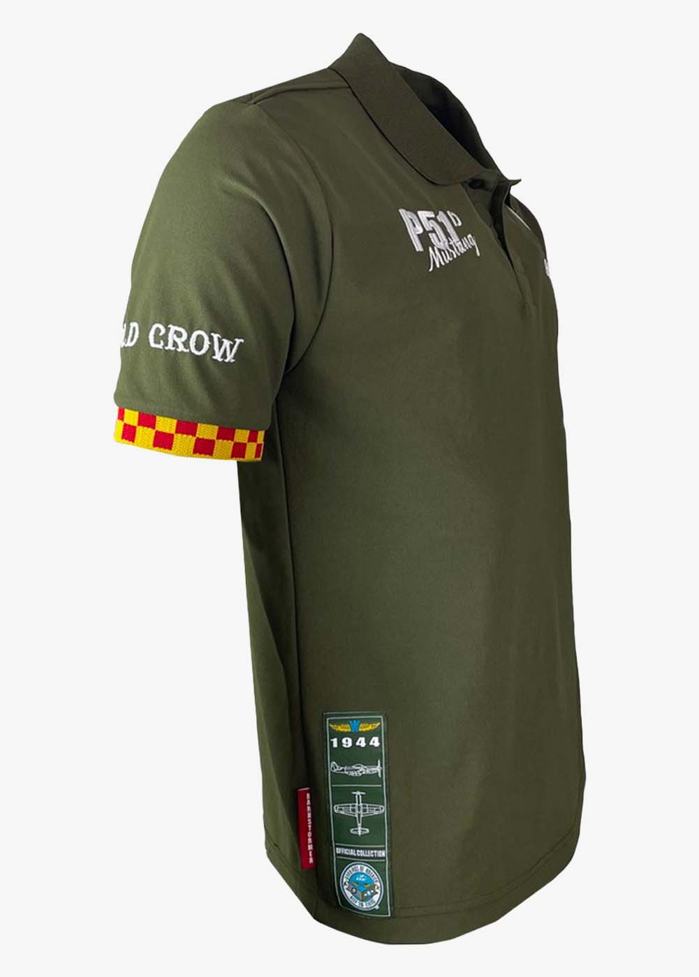 "P-51D Mustang - Old Crow" polo shirt | ★ Barnstormer-USA ★