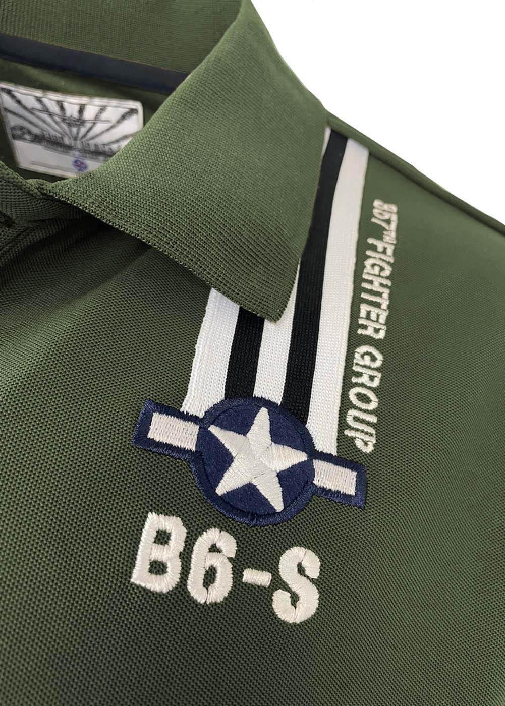 "P-51D Mustang - Old Crow" polo shirt | ★ Barnstormer-USA ★