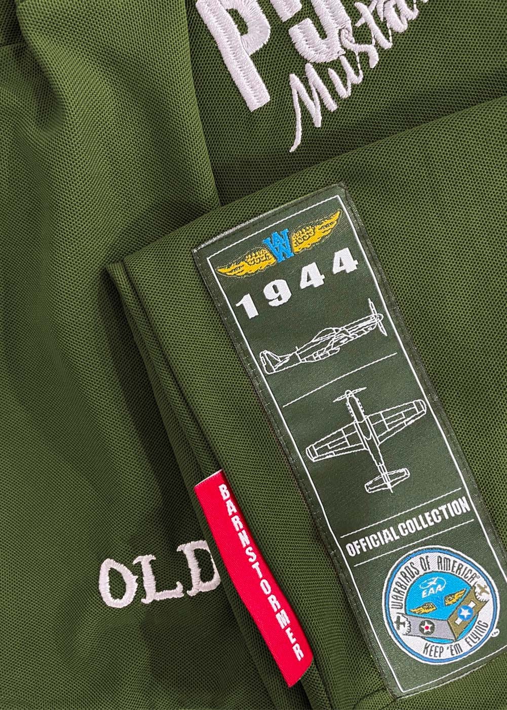 "P-51D Mustang - Old Crow" polo shirt | ★ Barnstormer-USA ★