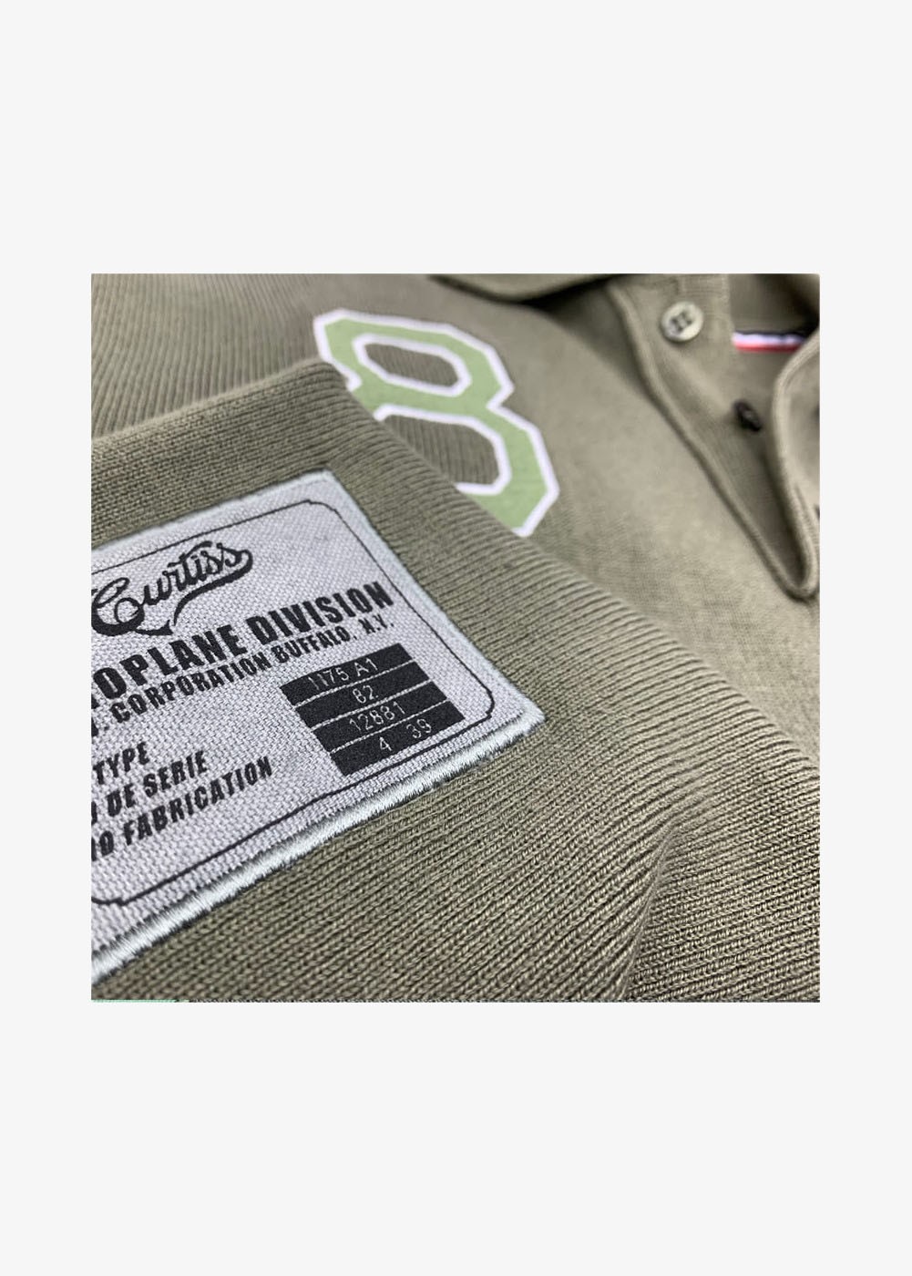 "Hawk 75 - II/5 Lafayette" long sleeves polo shirt | ★ Barnstormer-USA ★