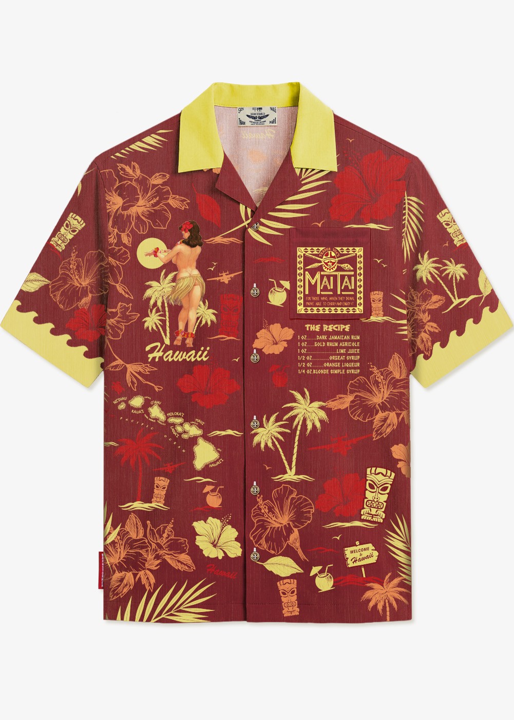 Chemise hawaïenne "MaiTai" | ★ Barnstormer-USA ★