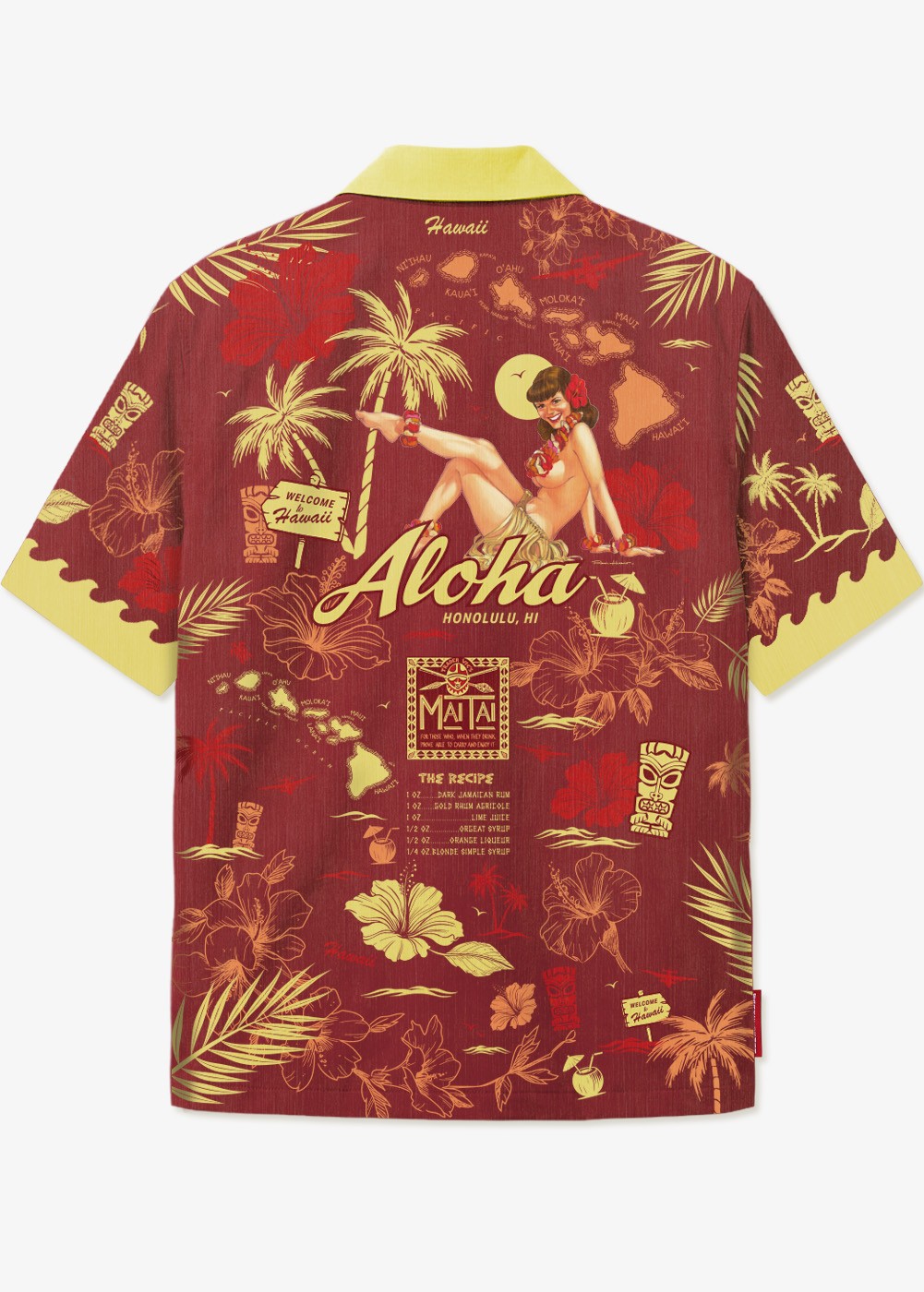 Camisa hawaiana "MaiTai" | ★ Barnstormer-USA ★