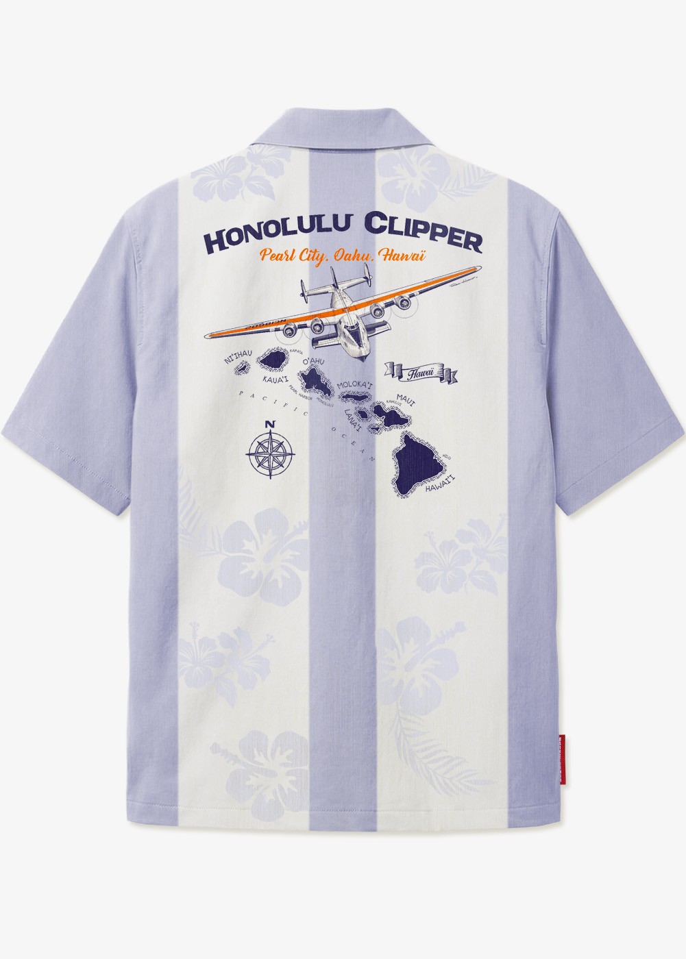 Camisa hawaiana "Honolulu Clipper" | ★ Barnstormer-USA ★