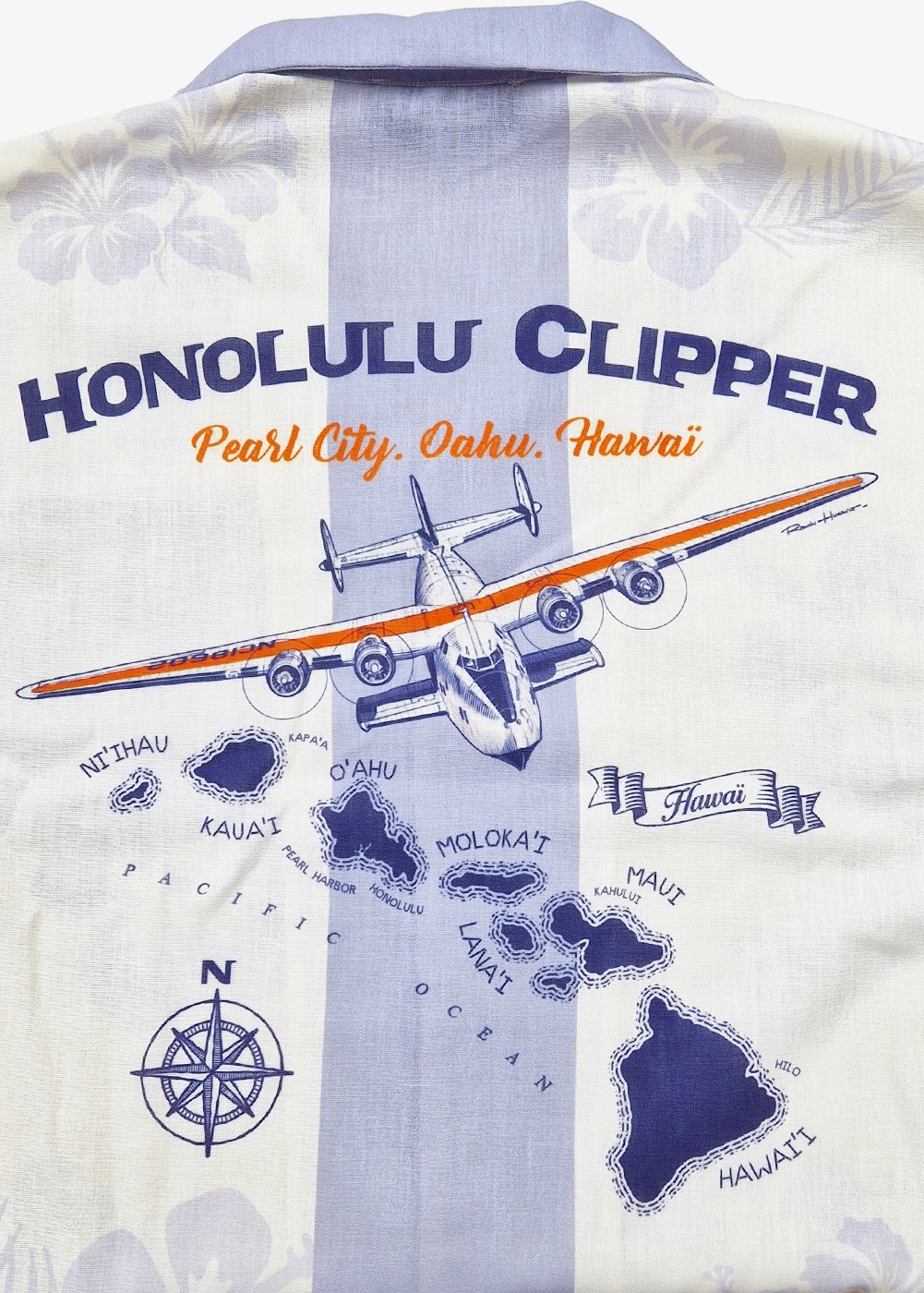 "Honolulu Clipper" Hawaiian Shirt | ★ Barnstormer-USA ★